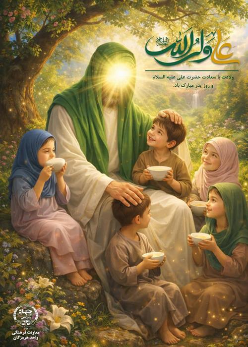 ولادت با سعادت امام علی علیه السلام و روز پدر مبارک باد