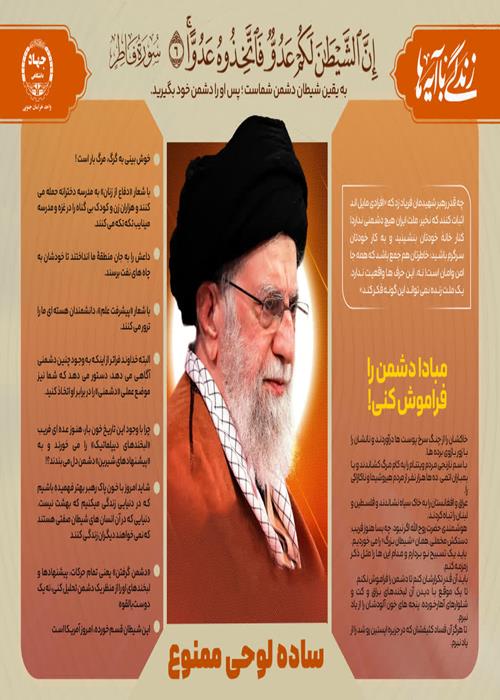 اینفوگرافیک «رهبر قرآنی شهید» شماره 9 "ساده لوحی ممنوع!"