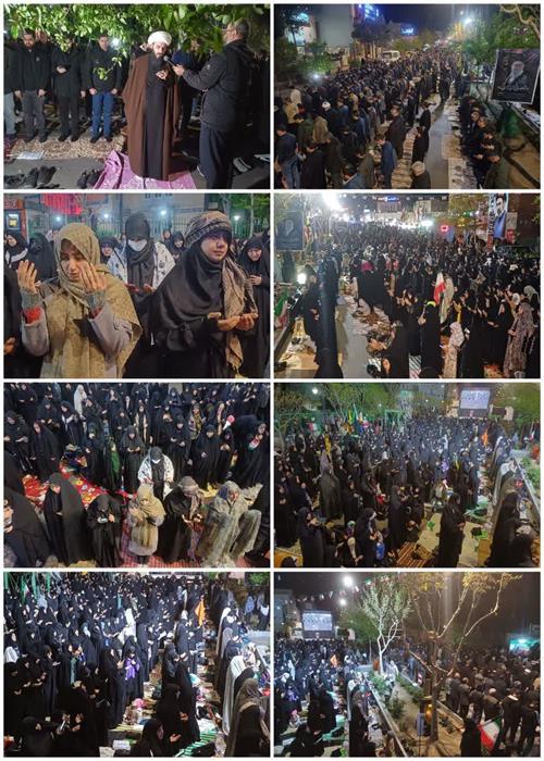 اقامه باشکوه نماز استغاثه منتظران منجی به همت جهاددانشگاهی استان سمنان12 فروردین1405