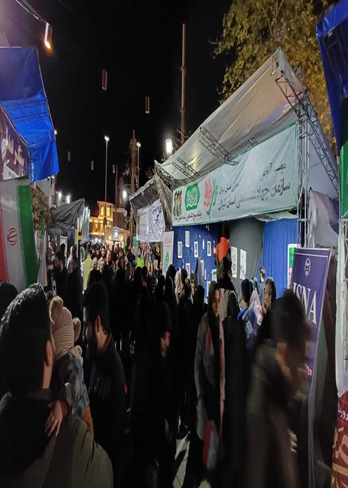 برپایی موکب جهاددانشگاهی در روز بیست و نهم